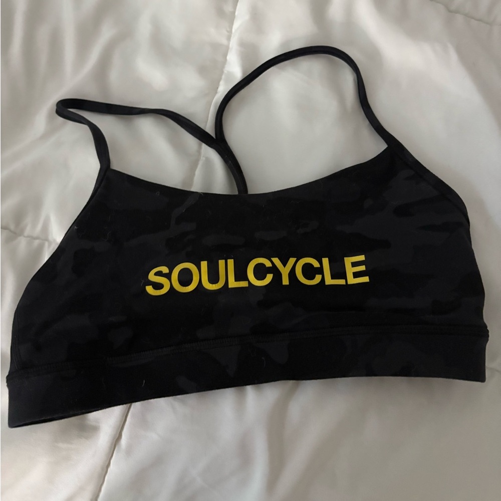 Lululemon soul cycle camo bra